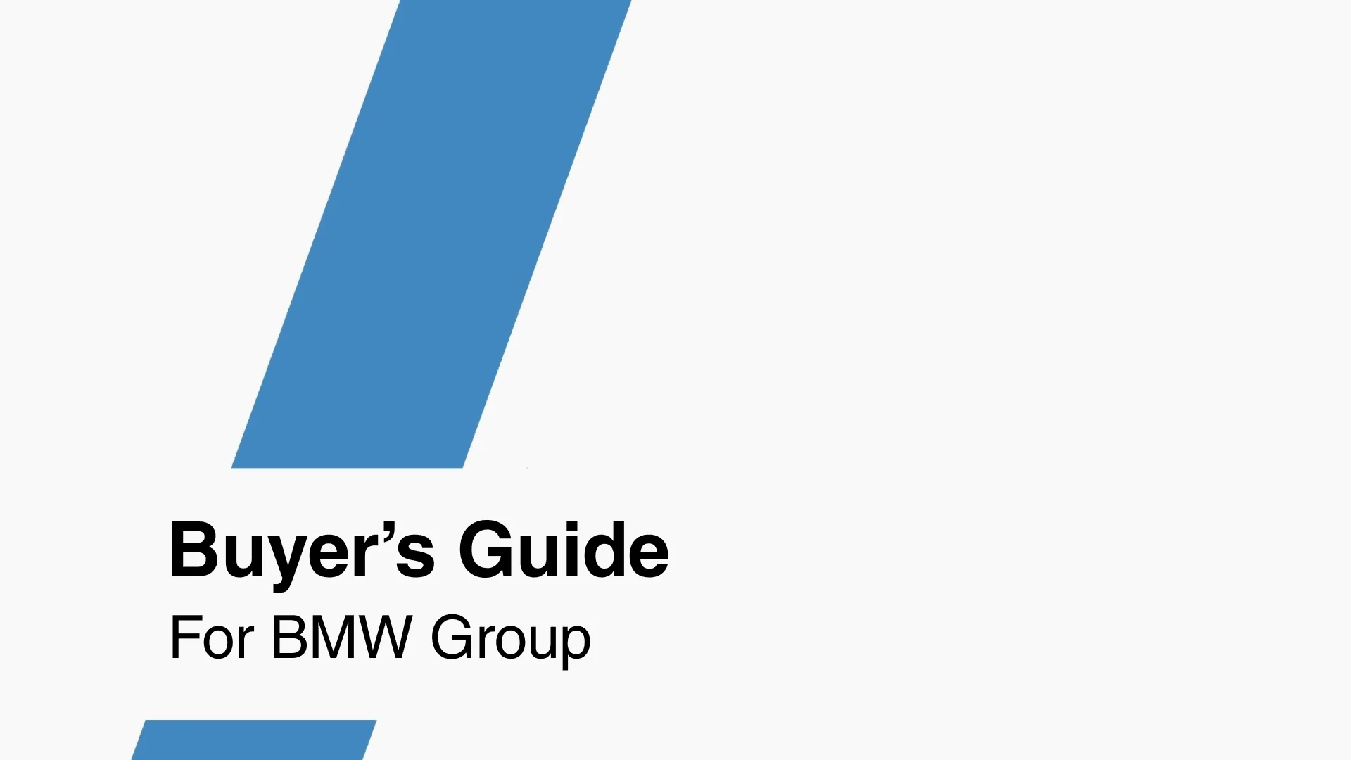 bmw buyers guide