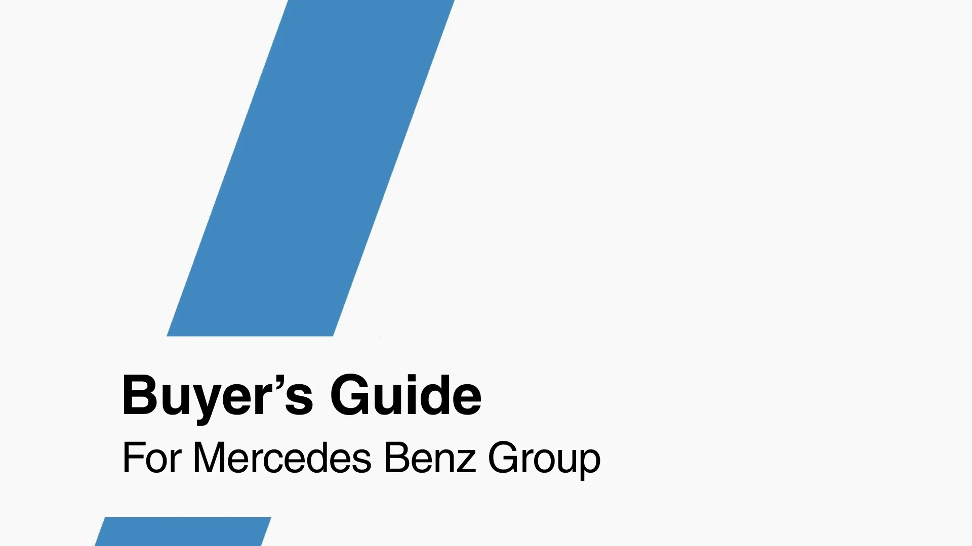 mercedez benz buyers guide