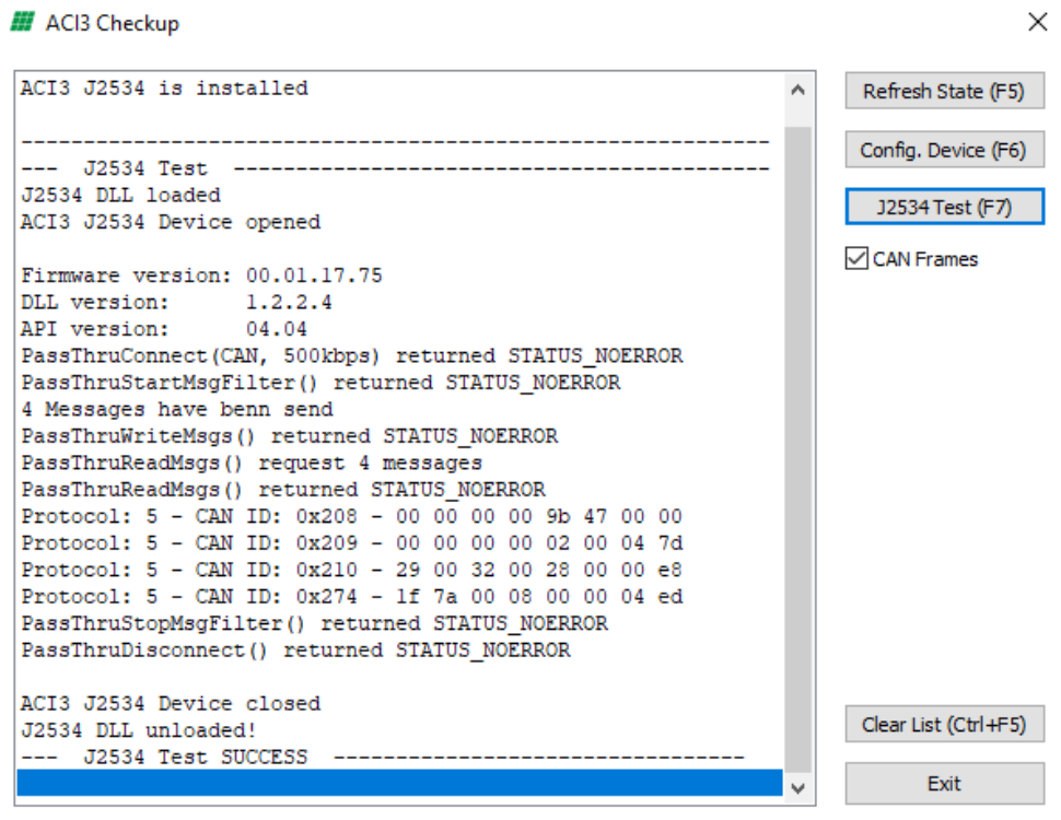 actia software verification