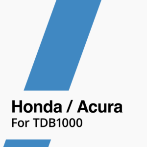 Honda/Acura Software for TDB1000 (inc. TDB740 Adapter)