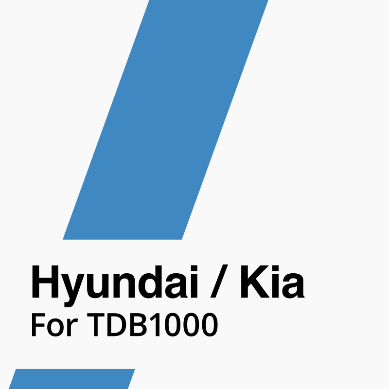 Hyundai/Kia 2022 Software for TDB1000